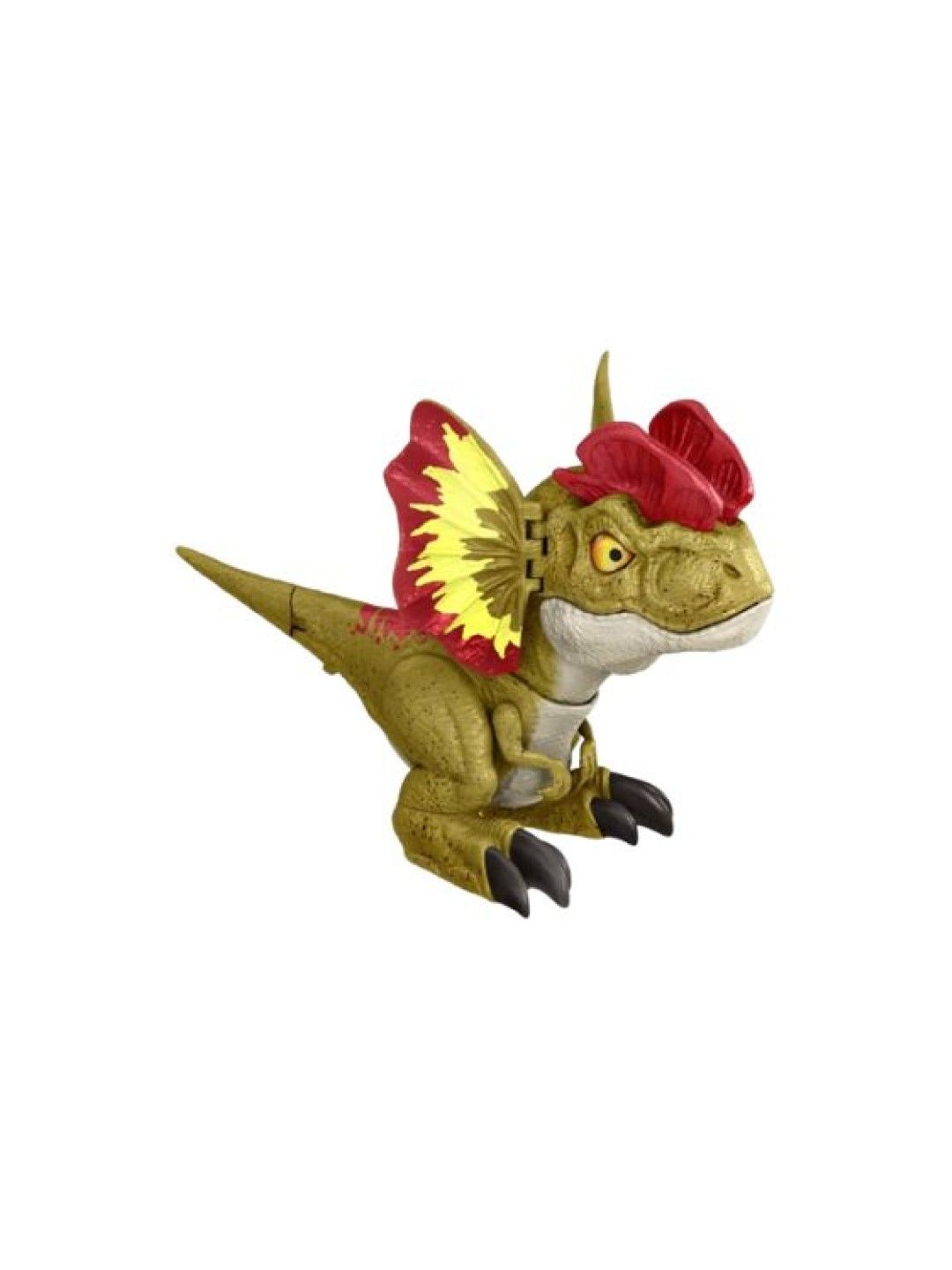 Jurassic World Dominion Uncaged Rowdy Roars Dilophosaurus Dinosaur Figure (No Color- Image 1)