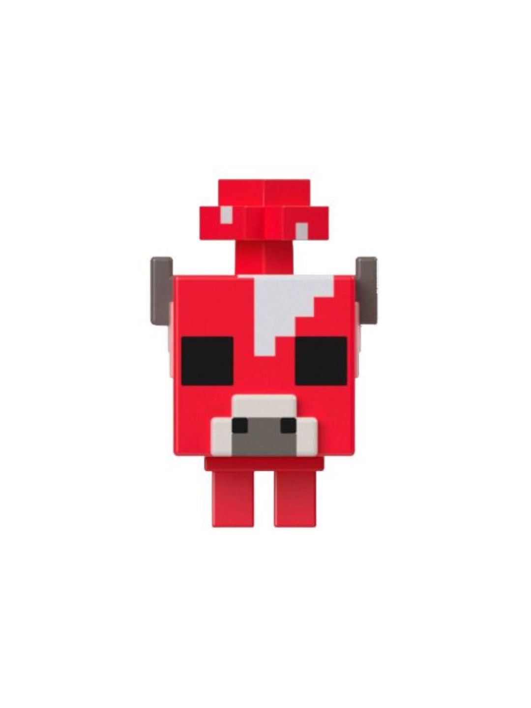 Minecraft Mob Head Boxed Mini Figures - Red Mooshroom (No Color- Image 1)