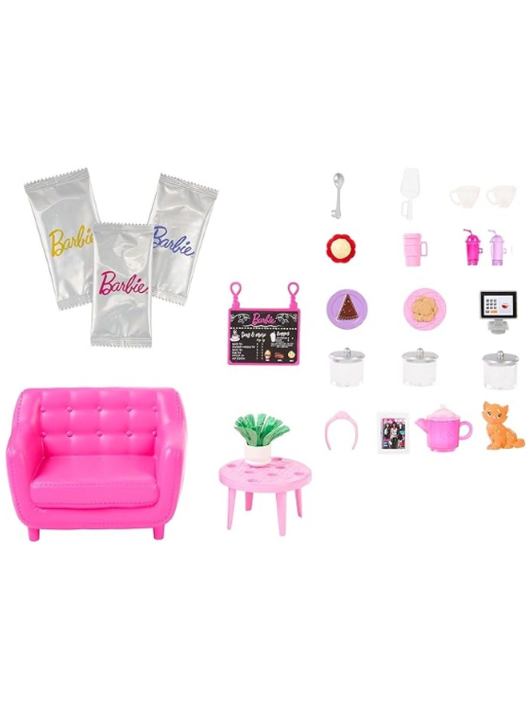Barbie Self-Care Tea Shop Playset (No Color- Image 2)