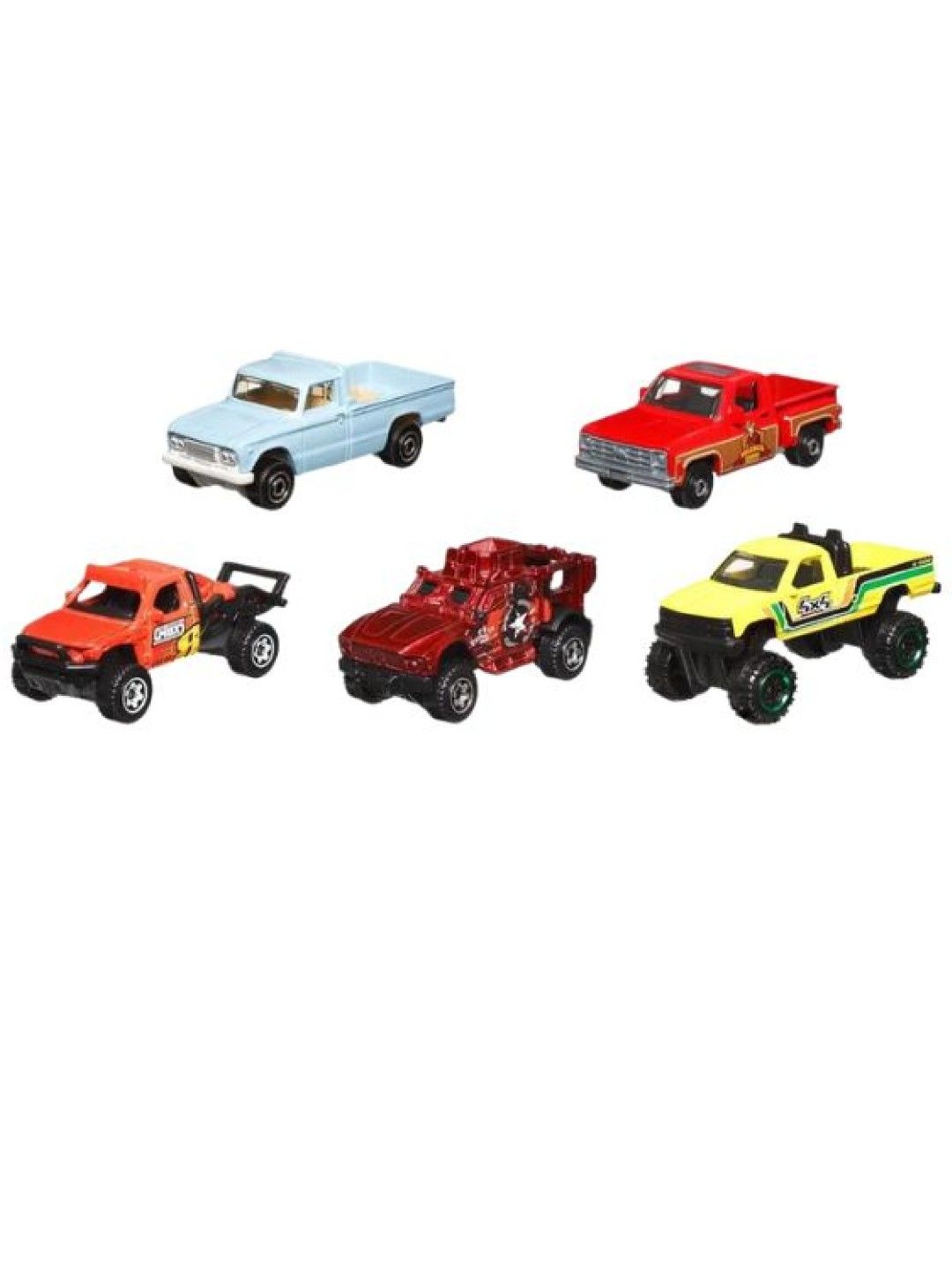 Matchbox Off Road 5 Car Pack Die-cast Vehicle (No Color- Image 1)