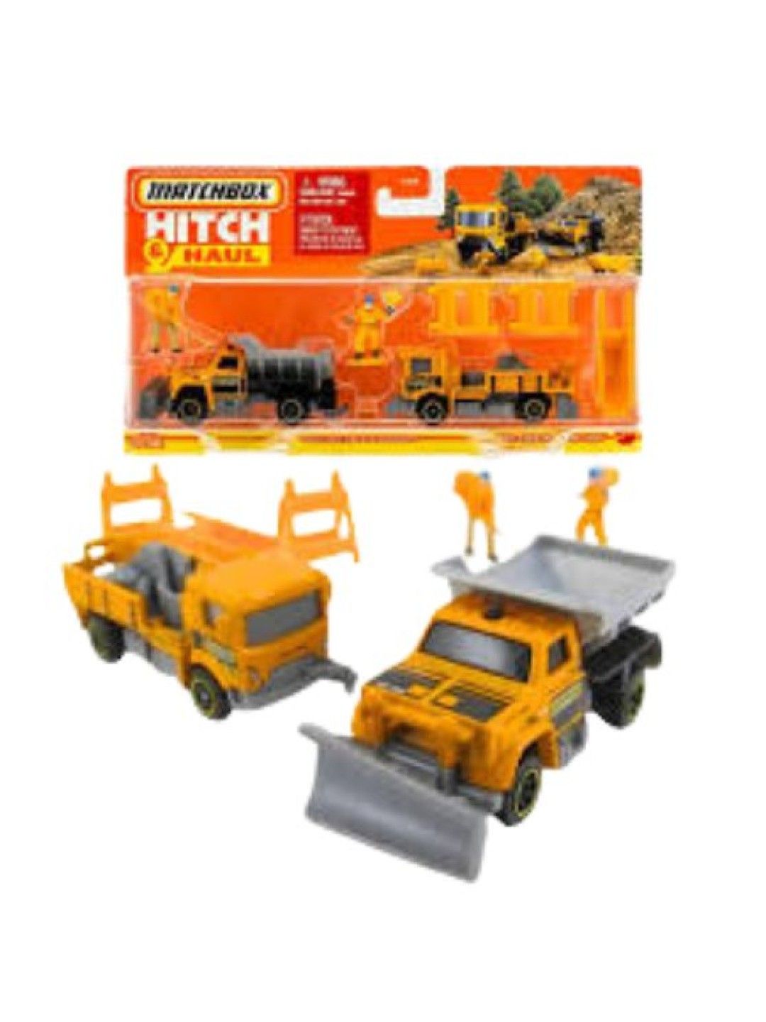 Matchbox Construction Zone Road Stripe King Pulverizer - Hitch & Haul (No Color- Image 2)