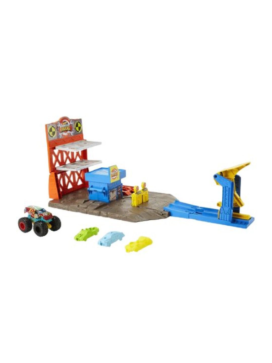 Hot Wheels Monster Truck Blast Station Playset (No Color- Image 1)