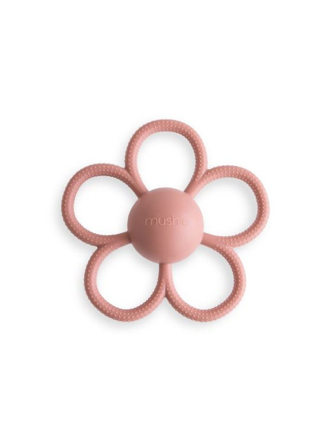 Mushie Daisy Rattle Teether (No Color- Image 1)