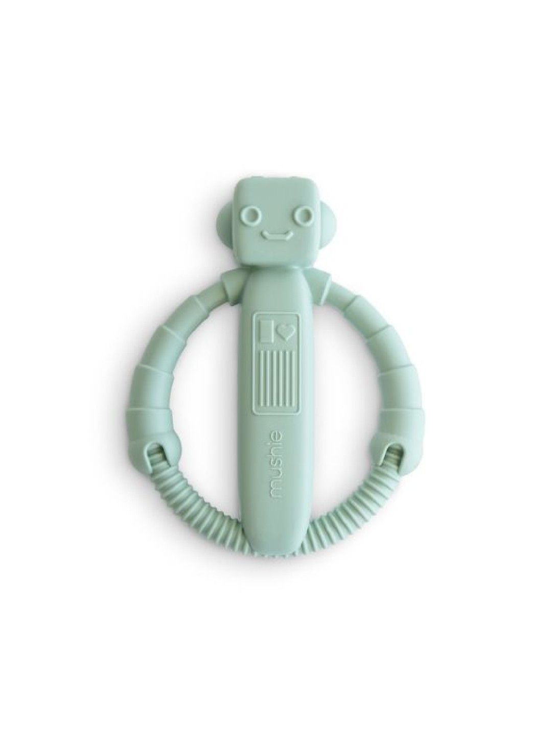 Mushie Robot Rattle Teether (No Color- Image 1)