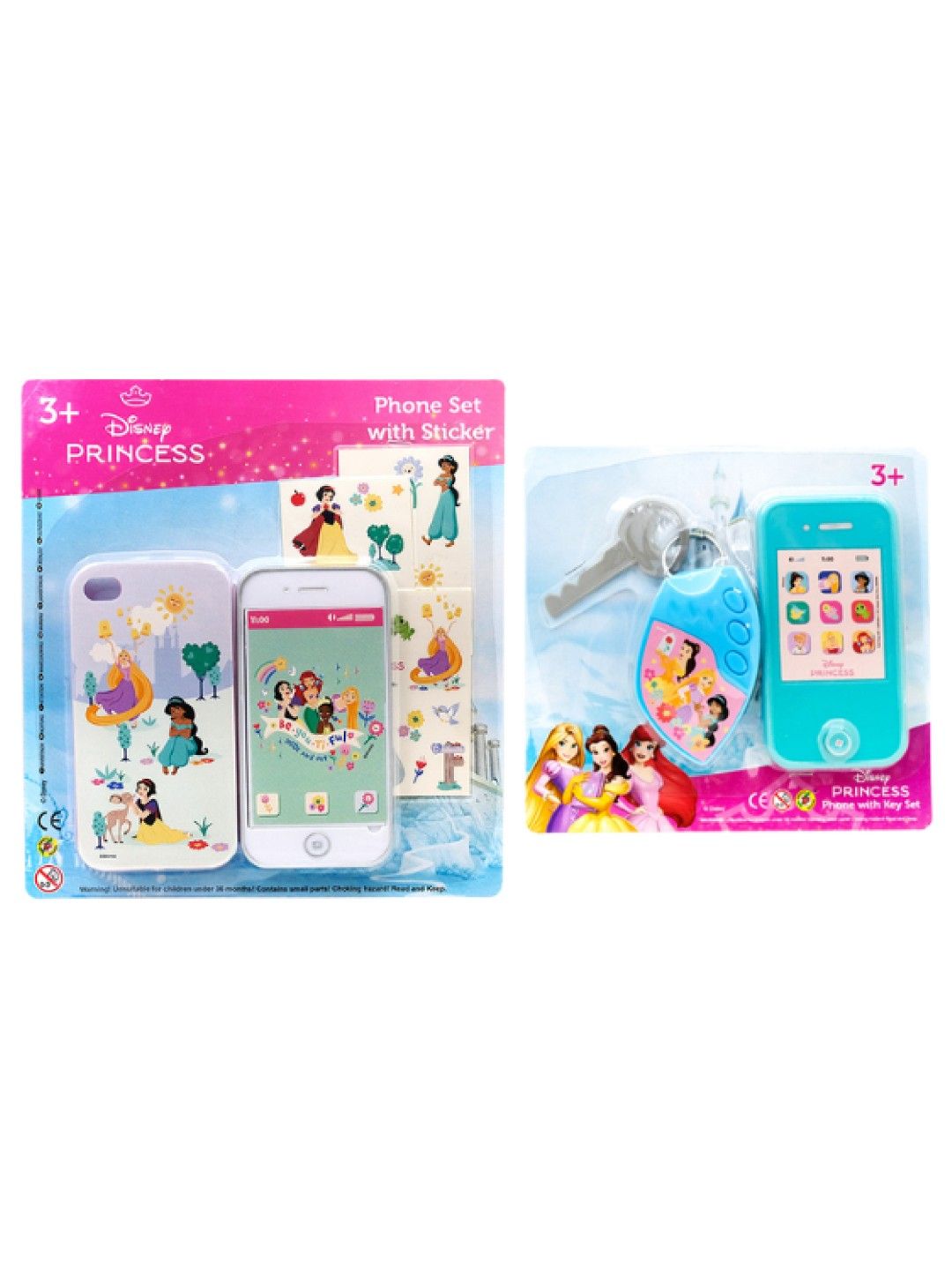 Disney Princess Phone Set with Sticker and Keys