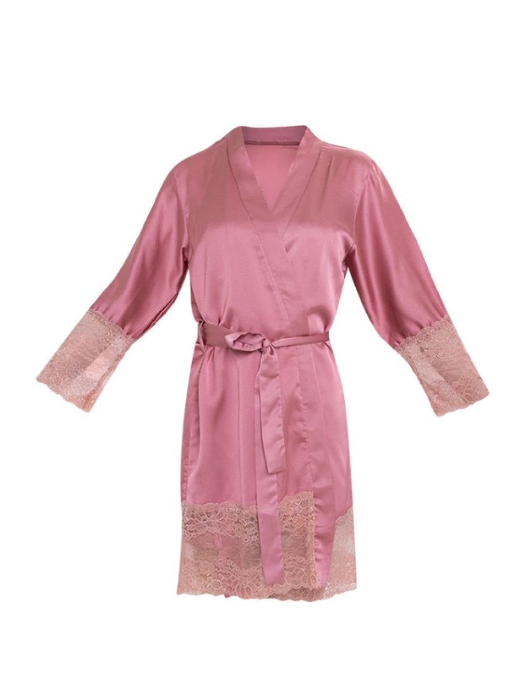 SleepyHead Natasha Kimono Robe (Old Rose- Image 3)