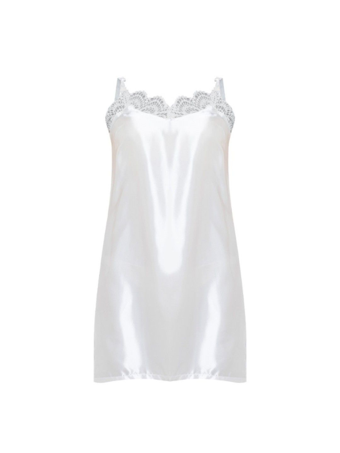 SleepyHead Pia Camisole Dress (White- Image 3)