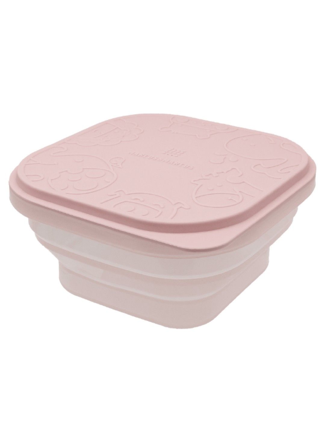 Marcus & Marcus Silicone Collapsible Container (Pastel Pink- Image 1)