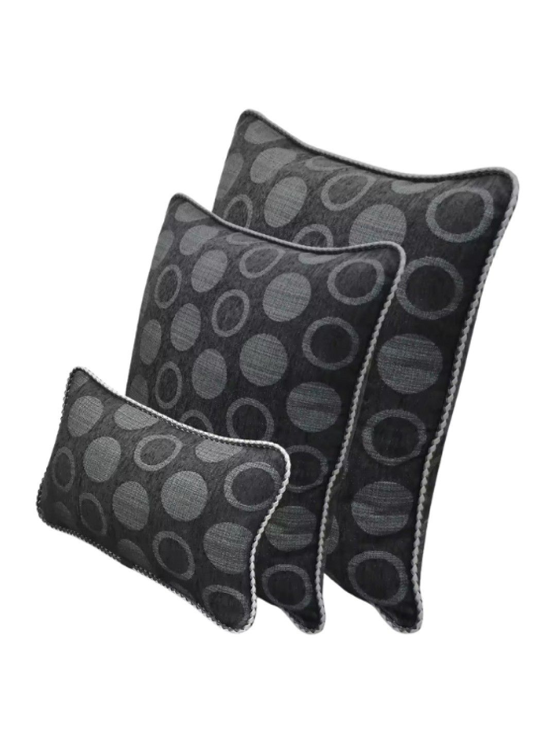 House of Tela 3 Piece Graphic Throw Pillow Set - Dots