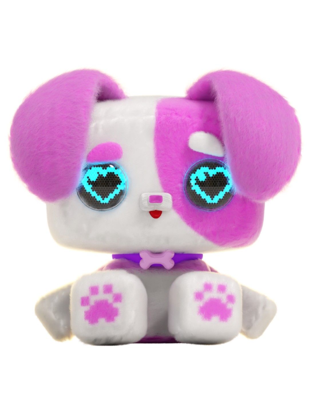 PIXEL HUGS Electronic Plush Puppy Pinxel Stuff Toys (Pink) (No Color- Image 1)