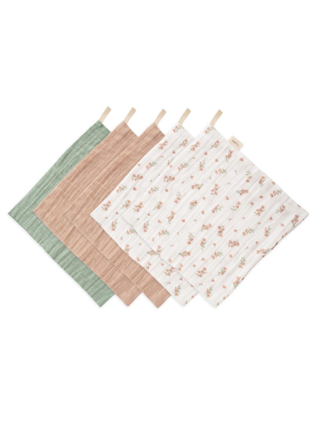 Mushie Muslin Cotton Washcloth 5-Pack