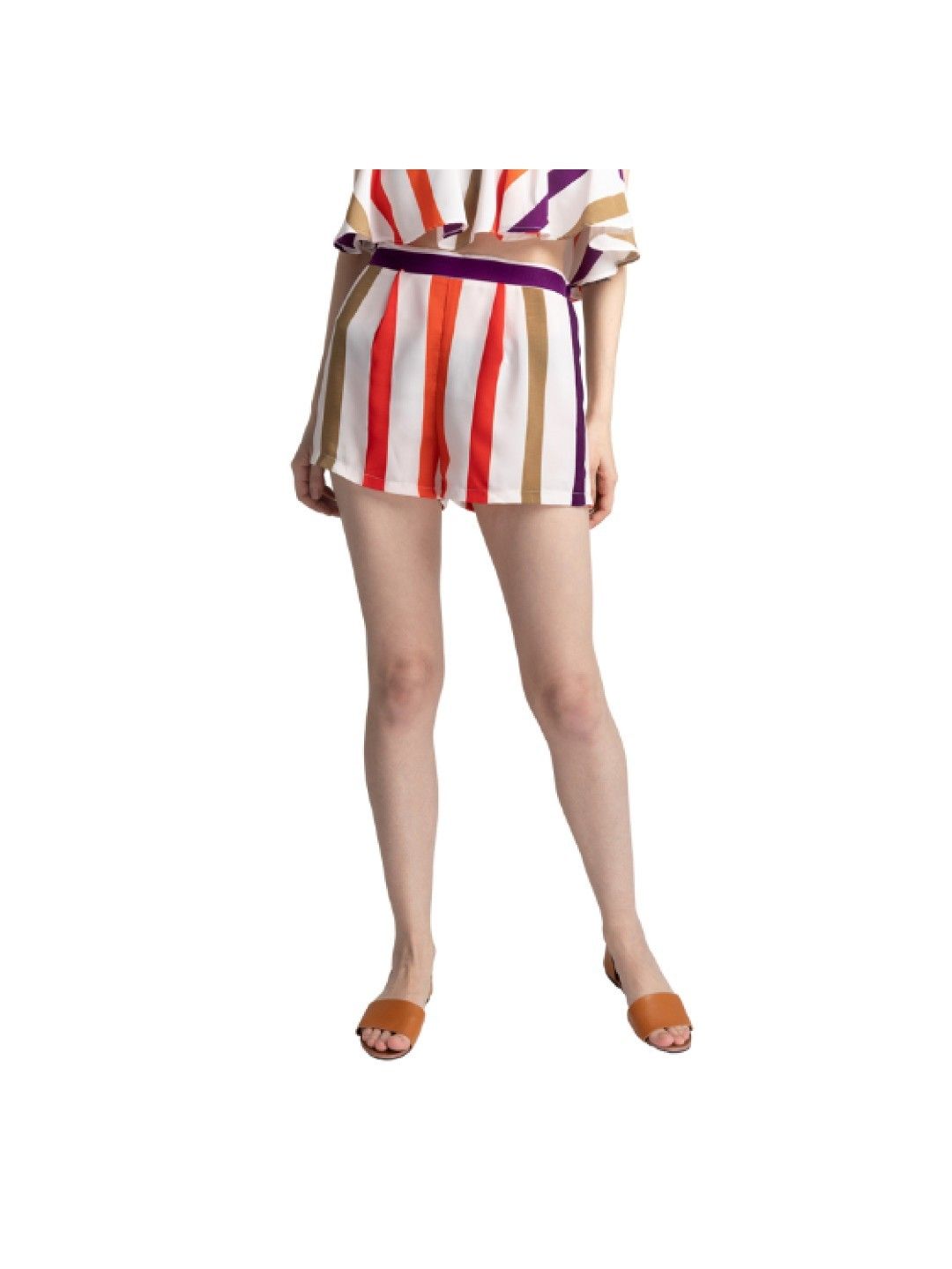 Eve's Chic Yara Crop Top & Shorts Set (Multi-Color- Image 3)