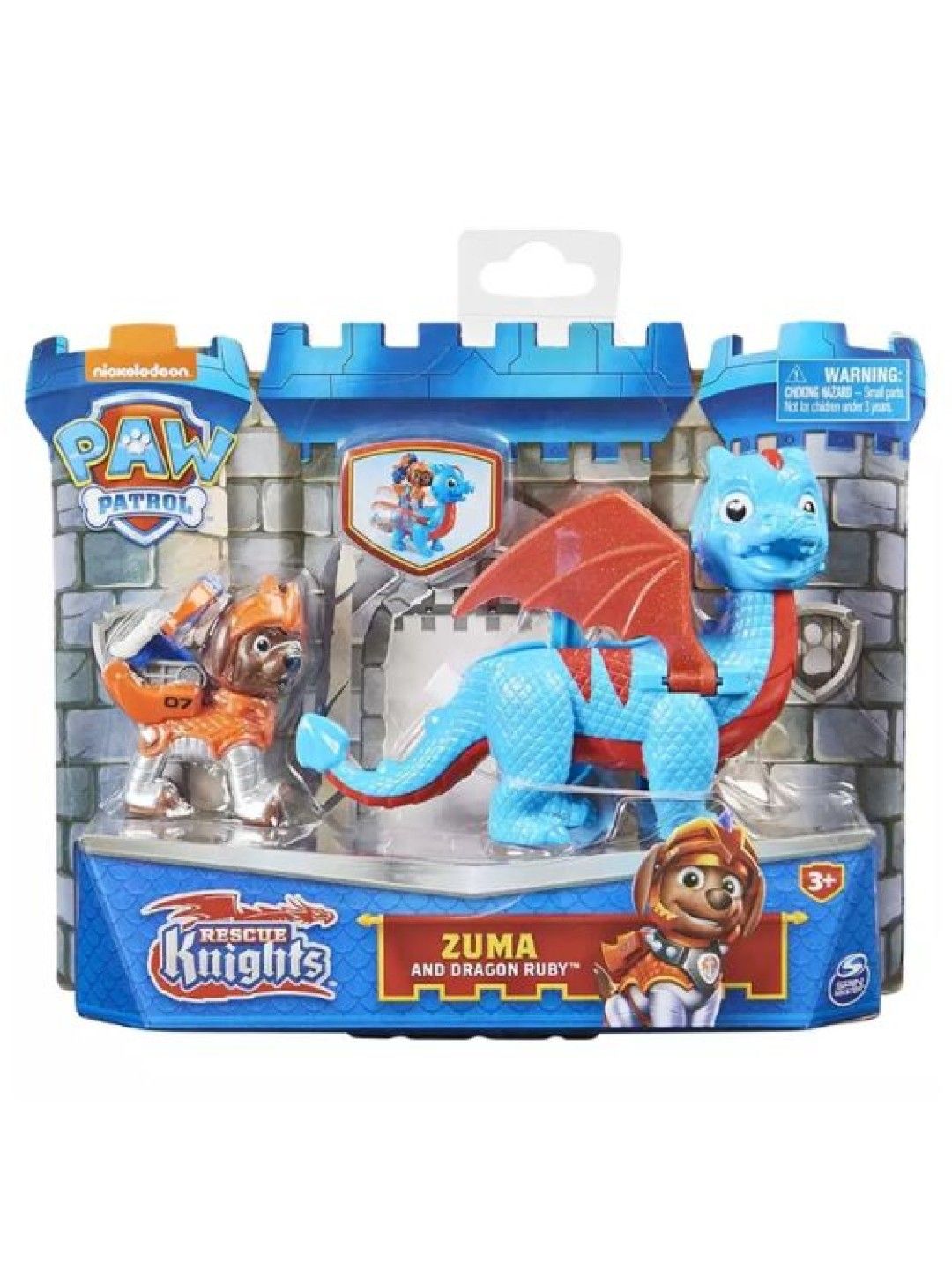 Paw Patrol Rescue Knights Zuma and Dragon Ruby (No Color- Image 4)