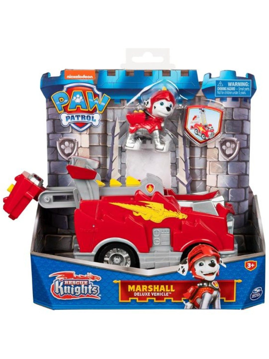 Paw Patrol Rescue Knights Marshall Deluxe Vehicle (No Color- Image 4)