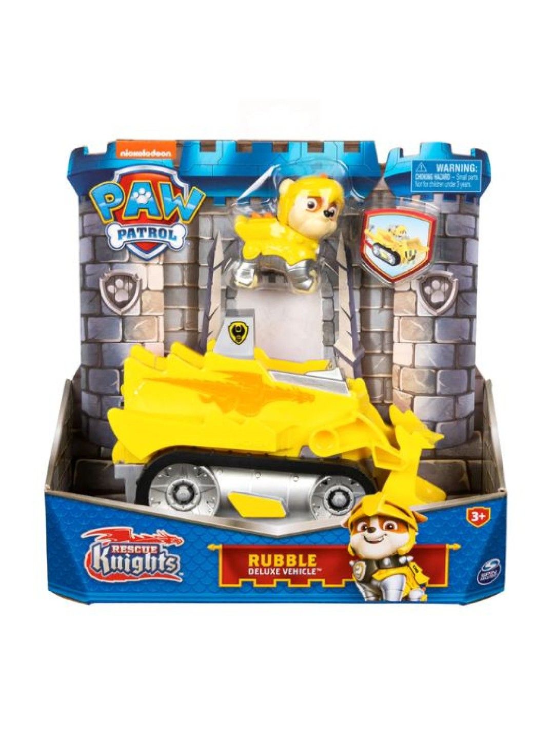Paw Patrol Rescue Knights Rubble Deluxe Vehicle (No Color- Image 4)