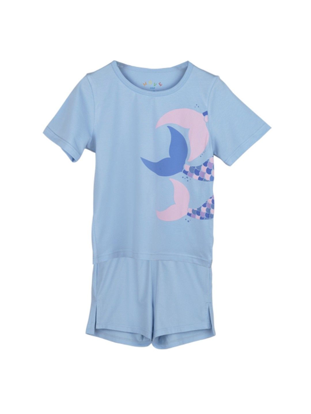 Meet My Feet Two-Piece Top and Shorts Set - Under The Sea (Mermaid Tails- Image 1)