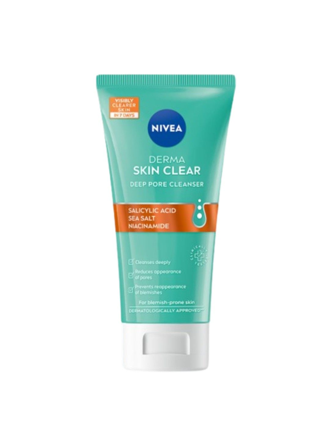 NIVEA Derma Skin Clear Gel Facial Wash with Salicylic Acid & Niacinamide (150ml).