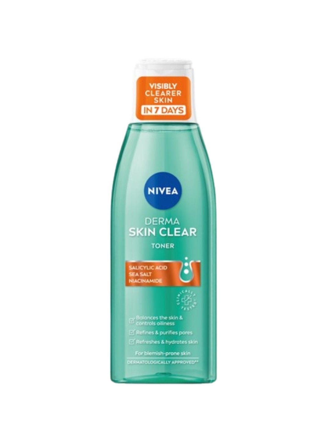 NIVEA Derma Skin Clear Toner with Salicylic Acid & Niacinamide (200ml)