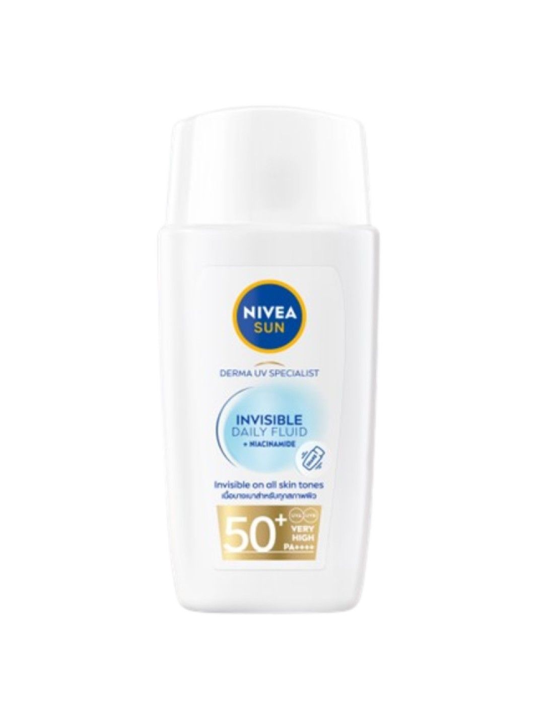 NIVEA Sun Derma UV Specialist: Invisible Daily Fluid Sunscreen with Niacinamide (40ml)