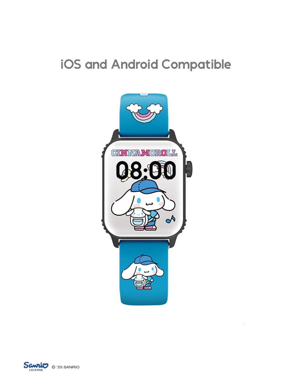 Cherry Sanrio Characters Cinnamoroll Smartwatch (No Color- Image 2)