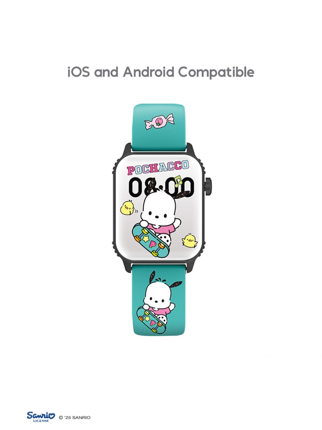 Cherry Sanrio Characters Pochacco Smartwatch (No Color- Image 2)
