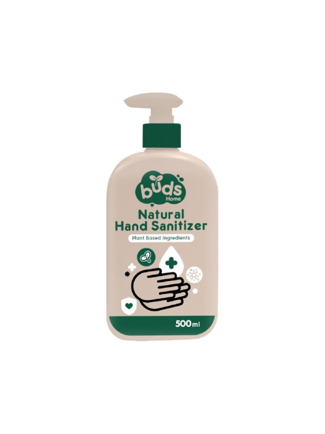 Tiny Buds Buds Home Natural Hand Sanitizer 500ml (No Color- Image 1)