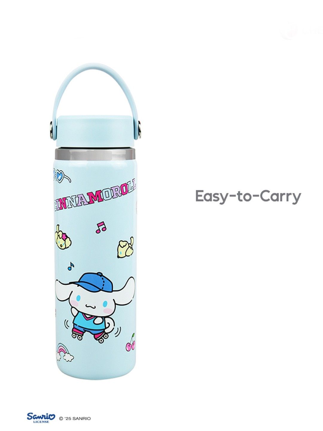 Cherry Sanrio Characters Cinnamoroll Flask 22oz v2 (No Color- Image 4)
