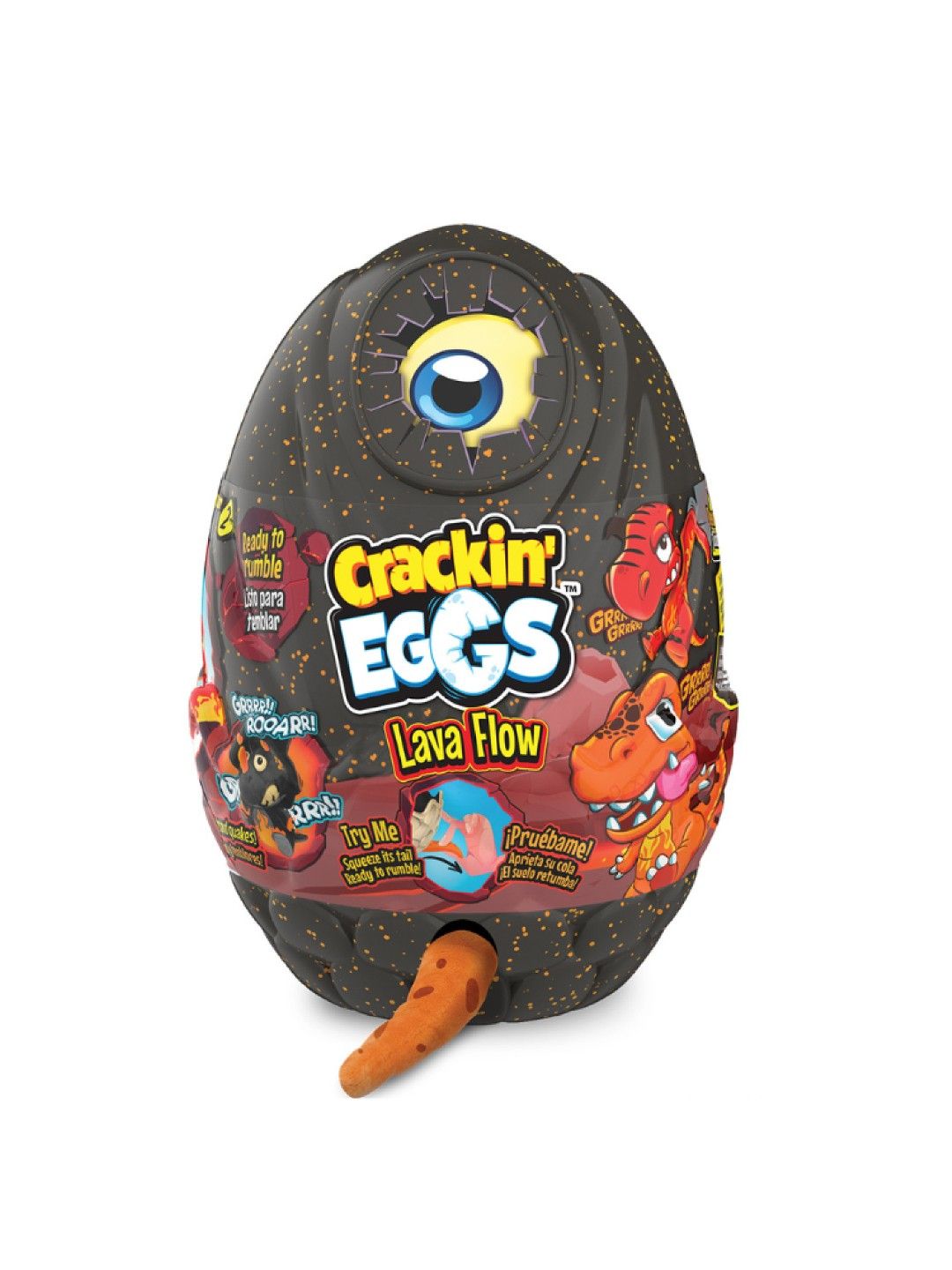 Crackin' Eggs Jurassic Friends Lava Flow Inferno w/ Grumble & Roar (No Color- Image 1)