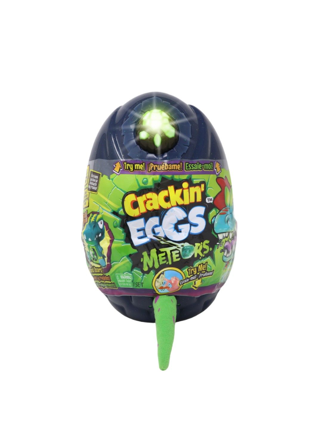 Crackin' Eggs Jurassic Friends Meteors Dino Toxic Krater (No Color- Image 1)