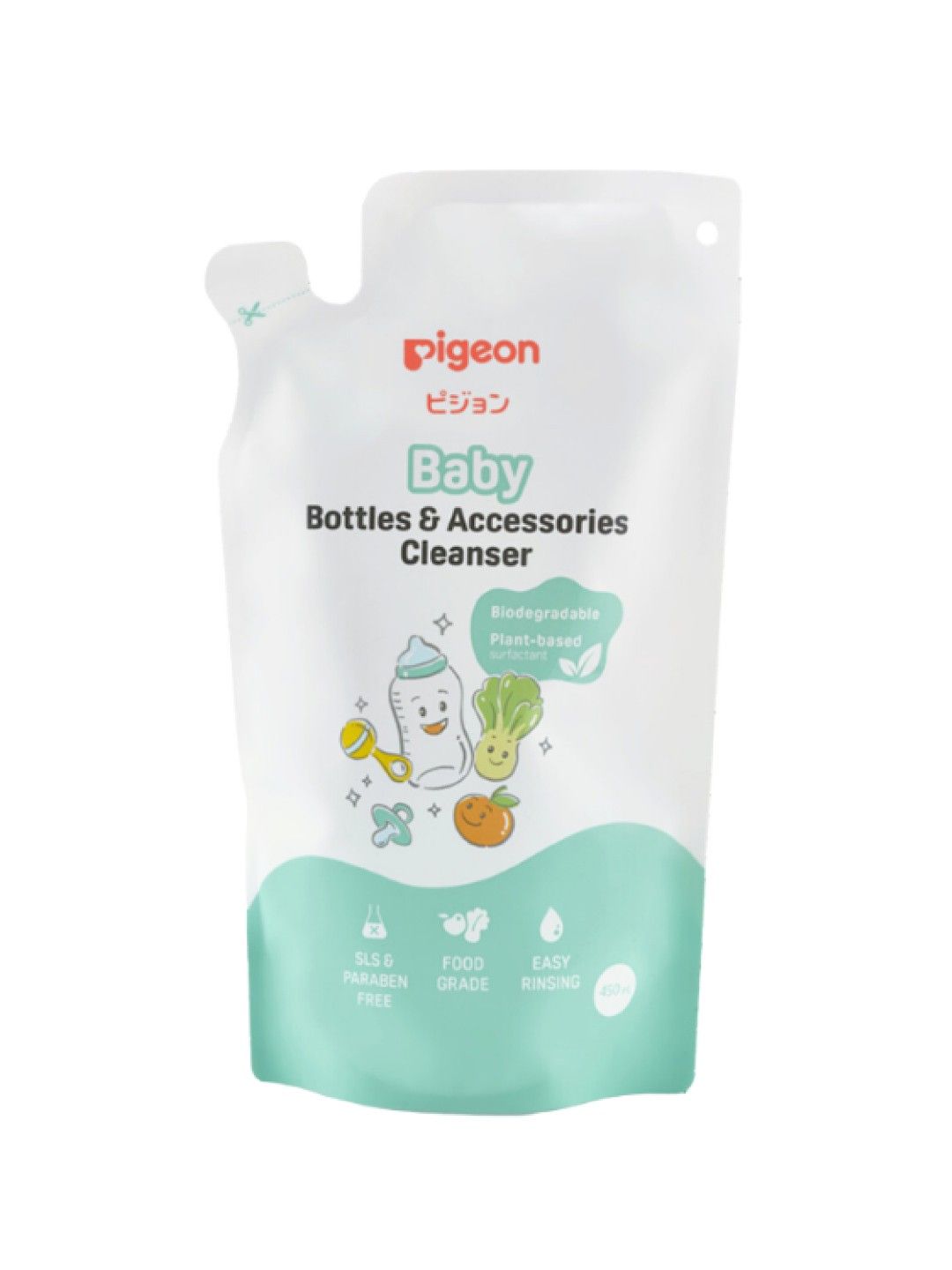 Pigeon Liquid Cleanser Refill (450ml) (No Color- Image 1)