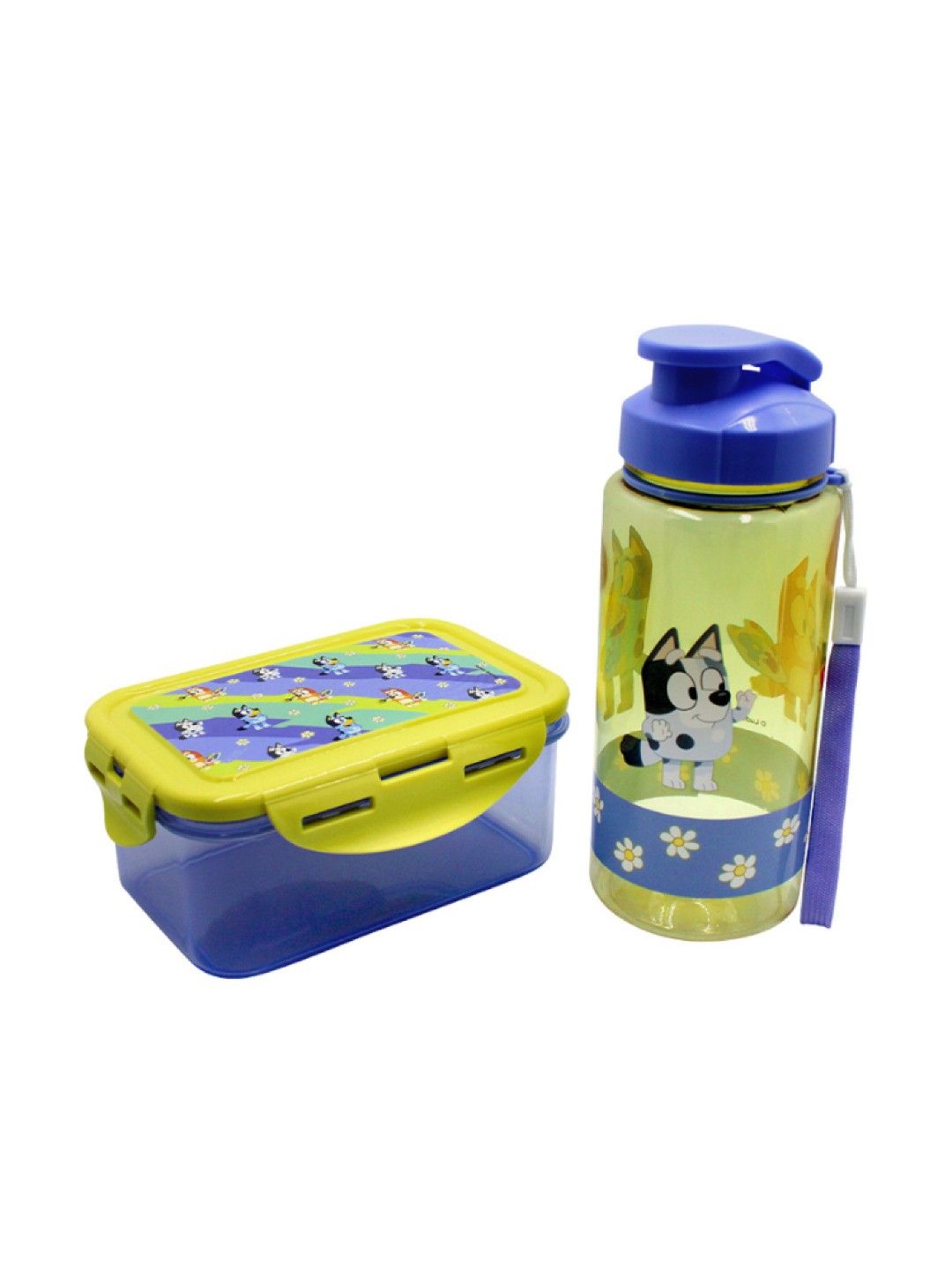 Bluey Lunch Box & Water Bottle Set - Bluey, Bingo & Muffin Set