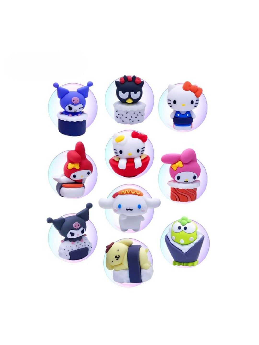 COOL THINGS [BUY 1 TAKE 1] Sanrio Hello Kitty & Friends Sushi Surprise Ball Capsule Toys (No Color- Image 1)