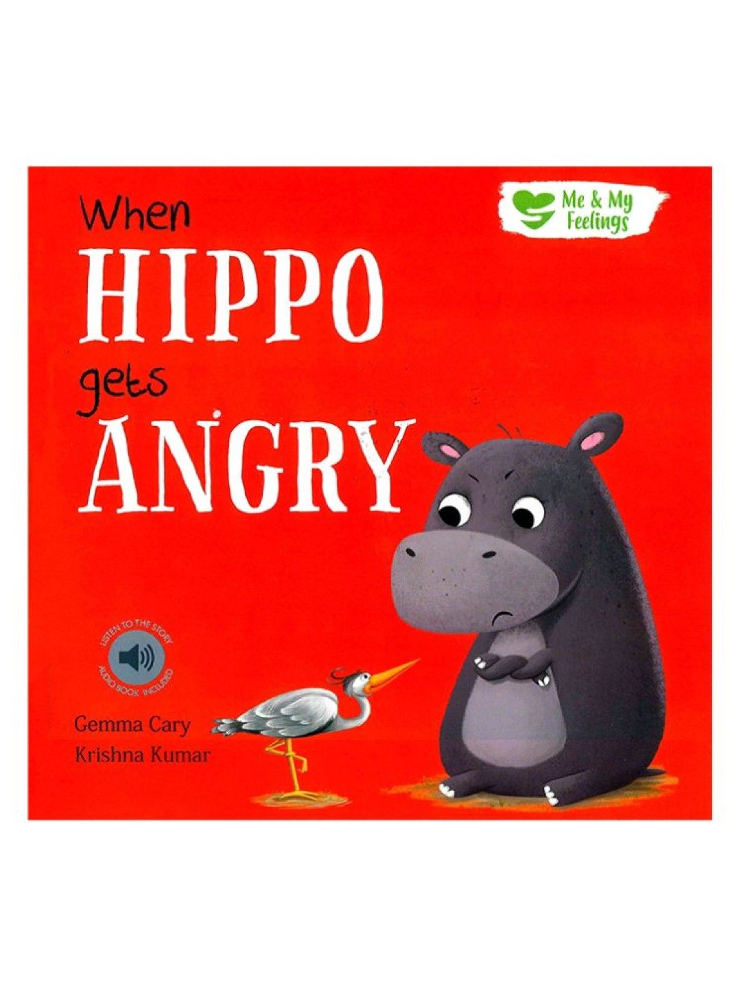 Learning is Fun Square Paperback Me and My Feelings - When Hippo Gets Angry (No Color- Image 1)