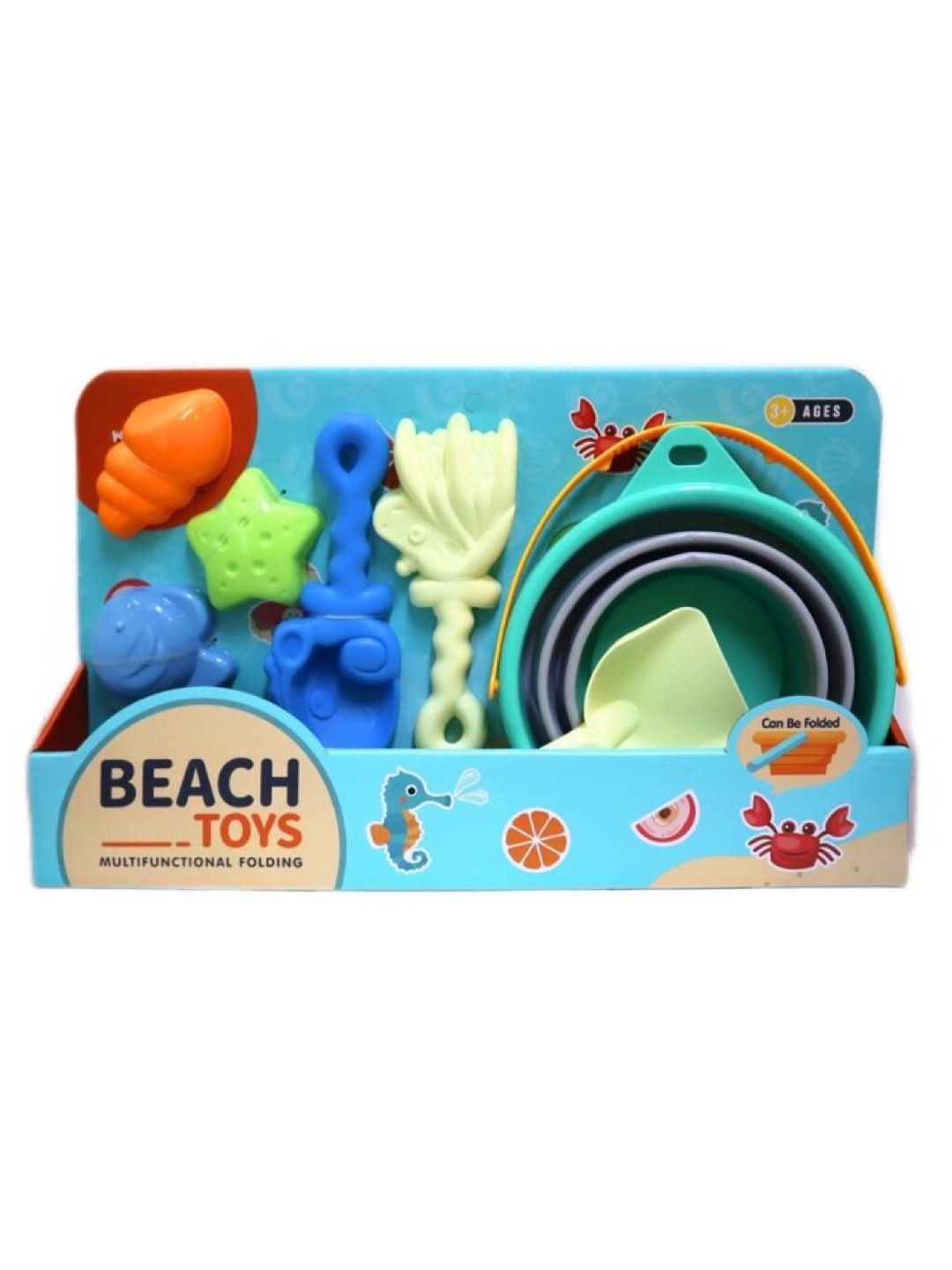 Kidsplay Beach Toys 7pcs (Crab- Image 2)