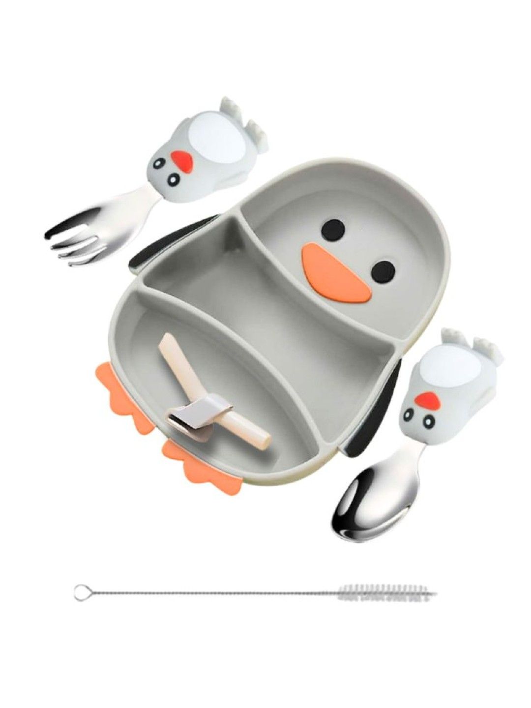 Yoji Baby 6pcs Silicone Feeding Set (Penguin) (No Color- Image 2)