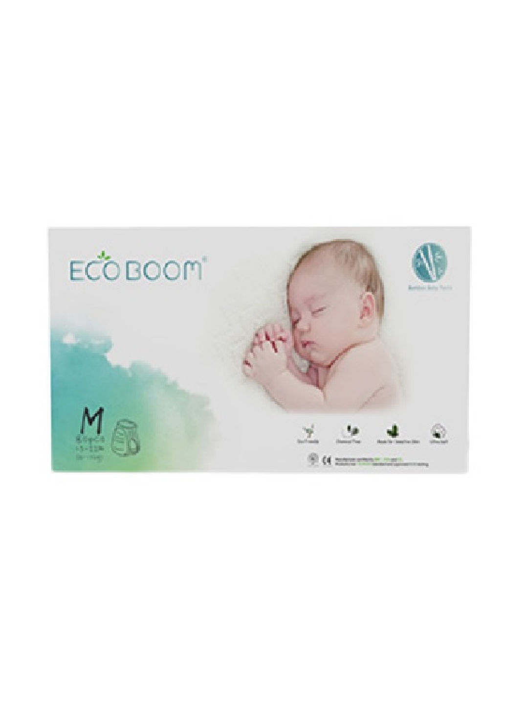 Eco Boom Biodegradable Bamboo Pull Up Diapers Medium (80pcs)