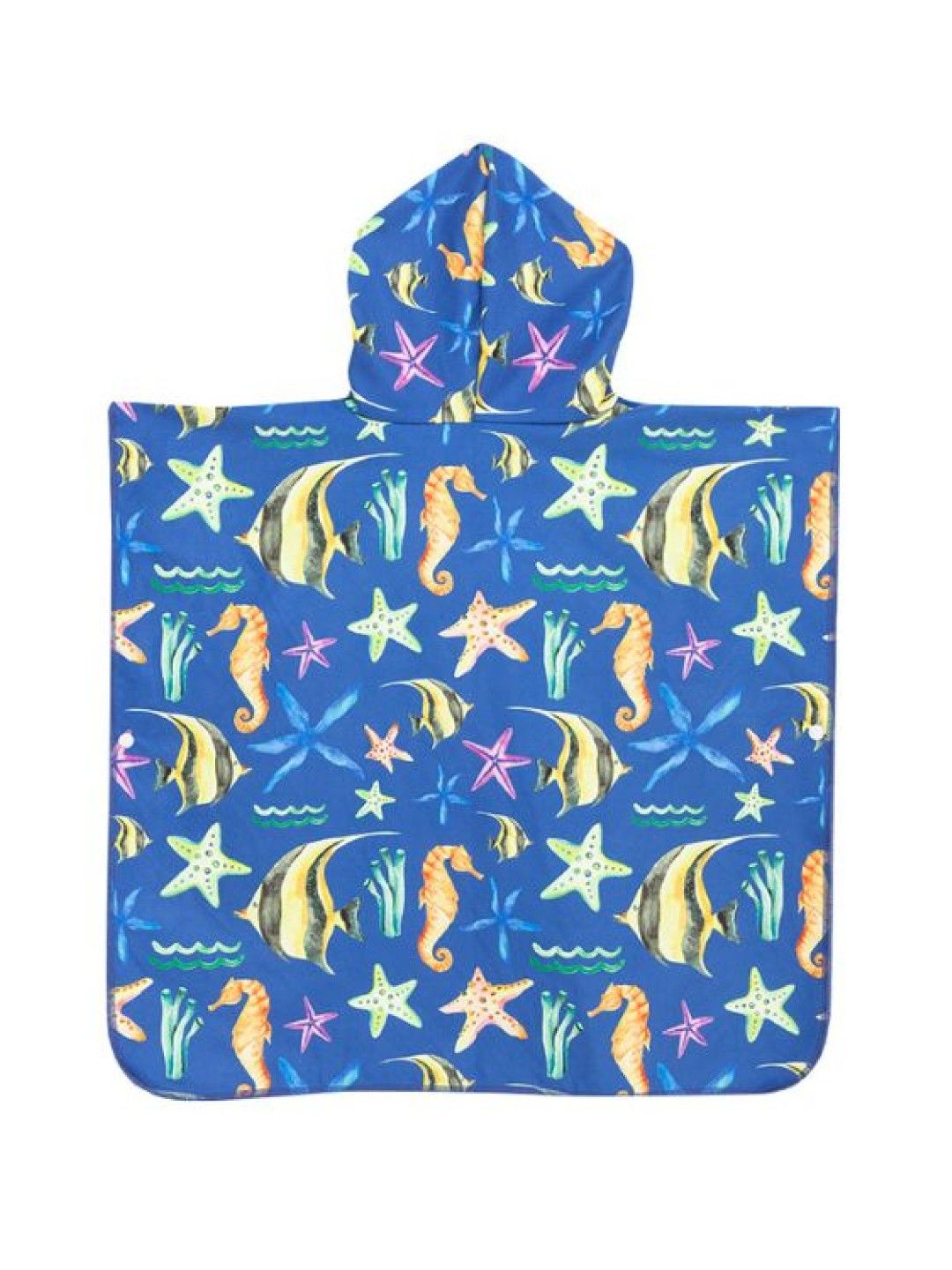 bean fashion Anina Rubio Seahorse Print Beach Poncho (Multicolor- Image 3)