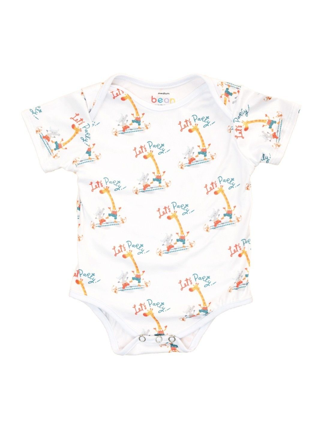 bean fashion Play Onesies by Robert Alejandro (Giraffe , Animals, and Plain Nude) - Set of 3 (No Color- Image 2)