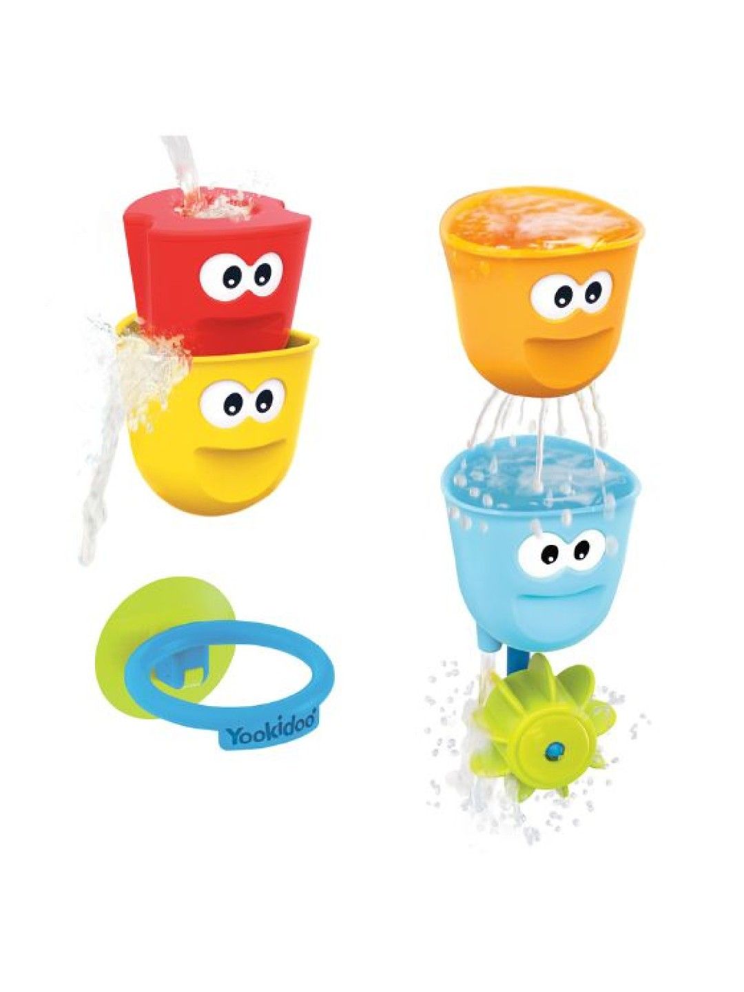 Yookidoo Fill 'N' Spill Action Cups (No Color- Image 2)