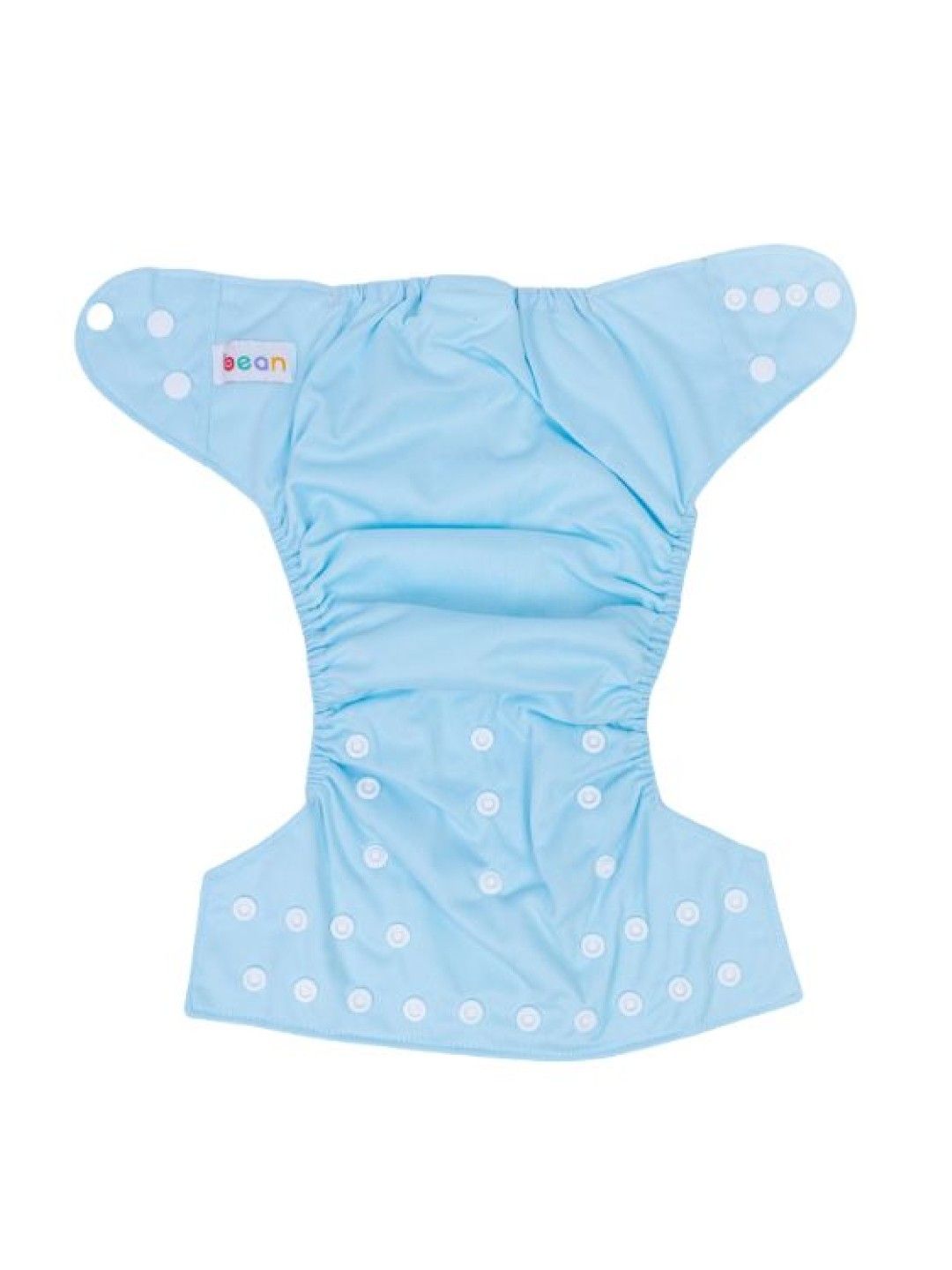 bean fashion Snappies Plain Sky Blue Cloth Diaper (No Color- Image 2)