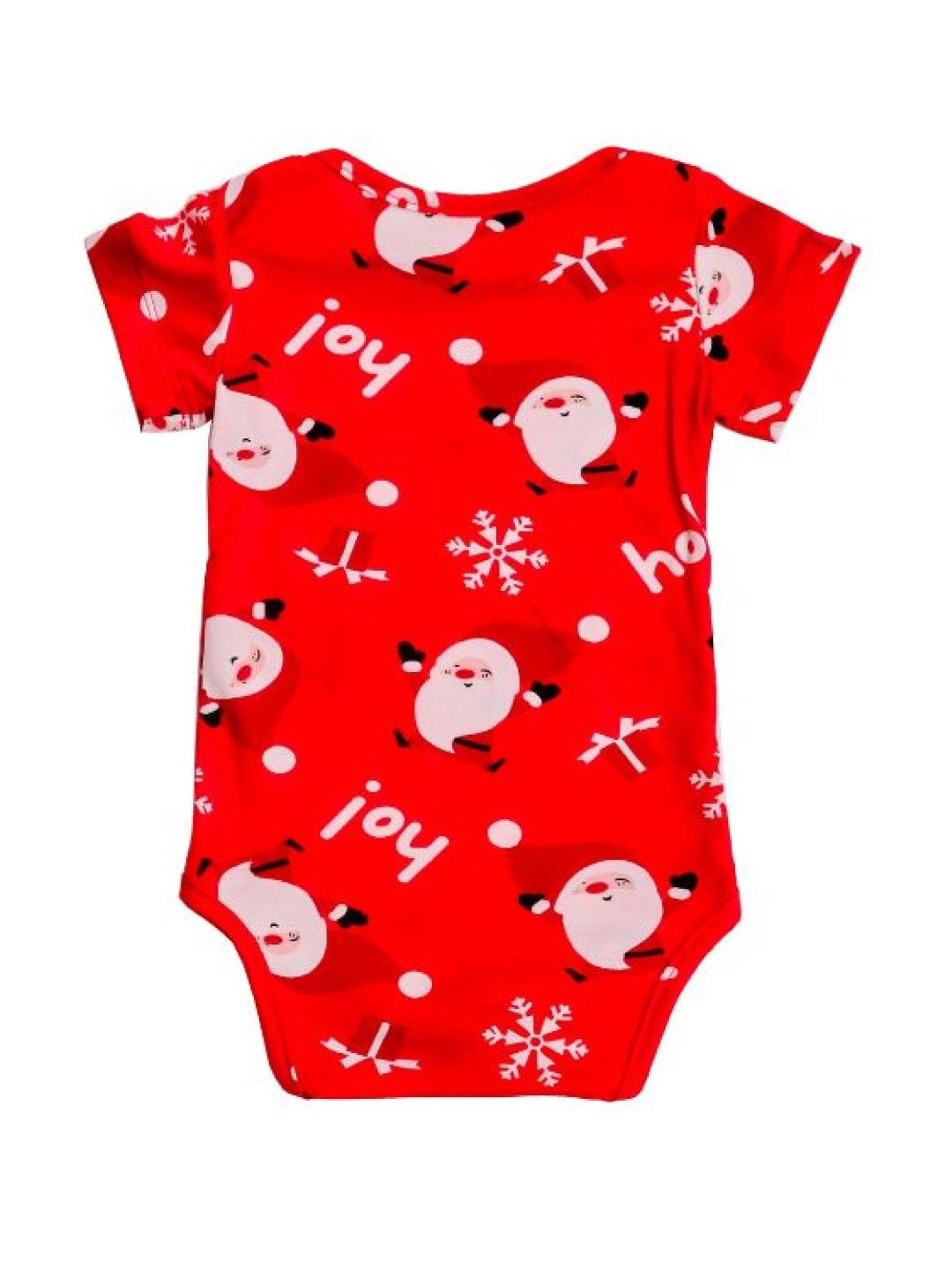 bean fashion Merry Jammies Fullprint Baby Girl Onesie (Red- Image 2)