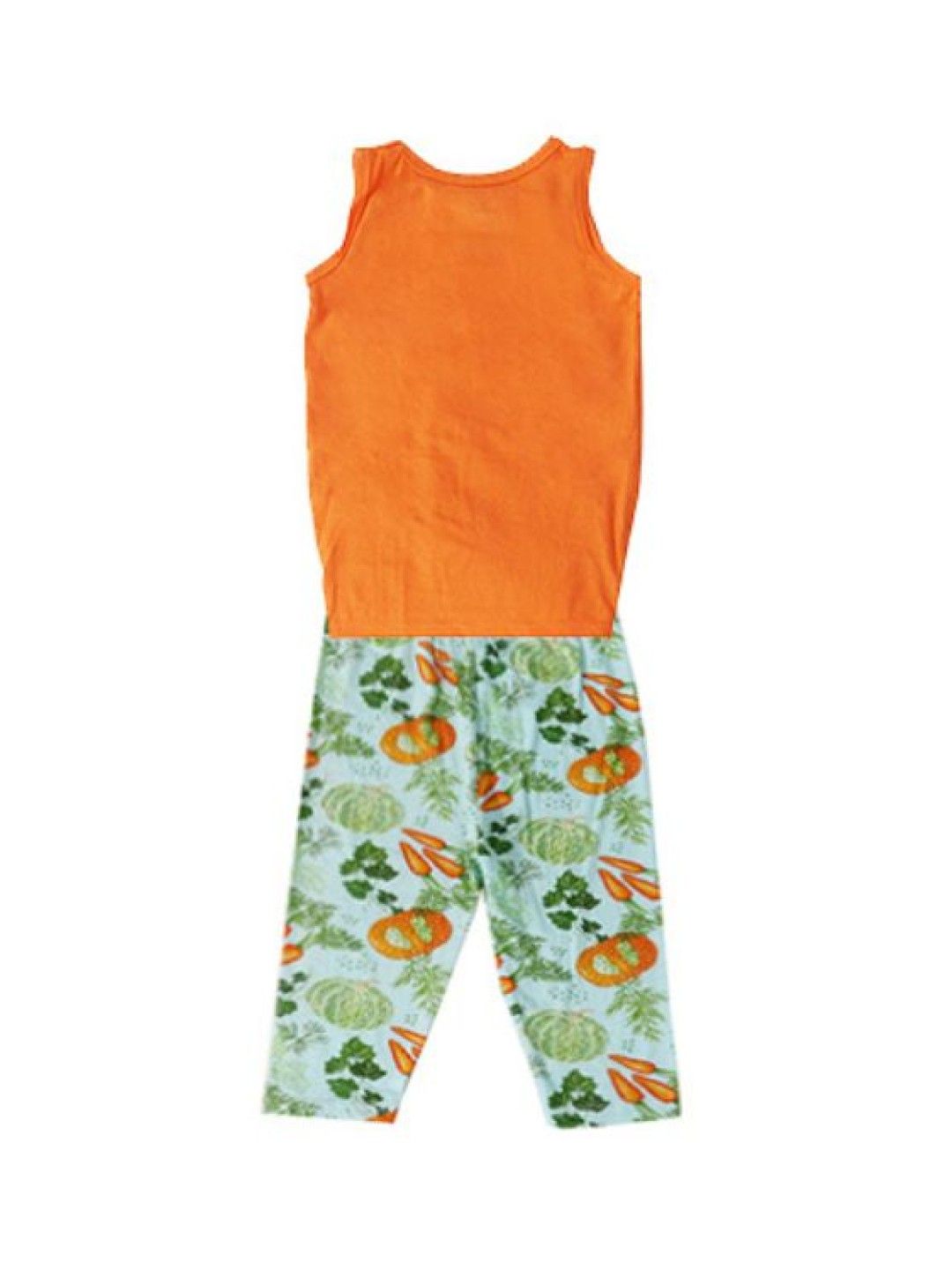 bean fashion Alessa Lanot Playwear Kalabasa Crunch Sleeveless w/ Printed Capri Leggings (Multicolor- Image 2)