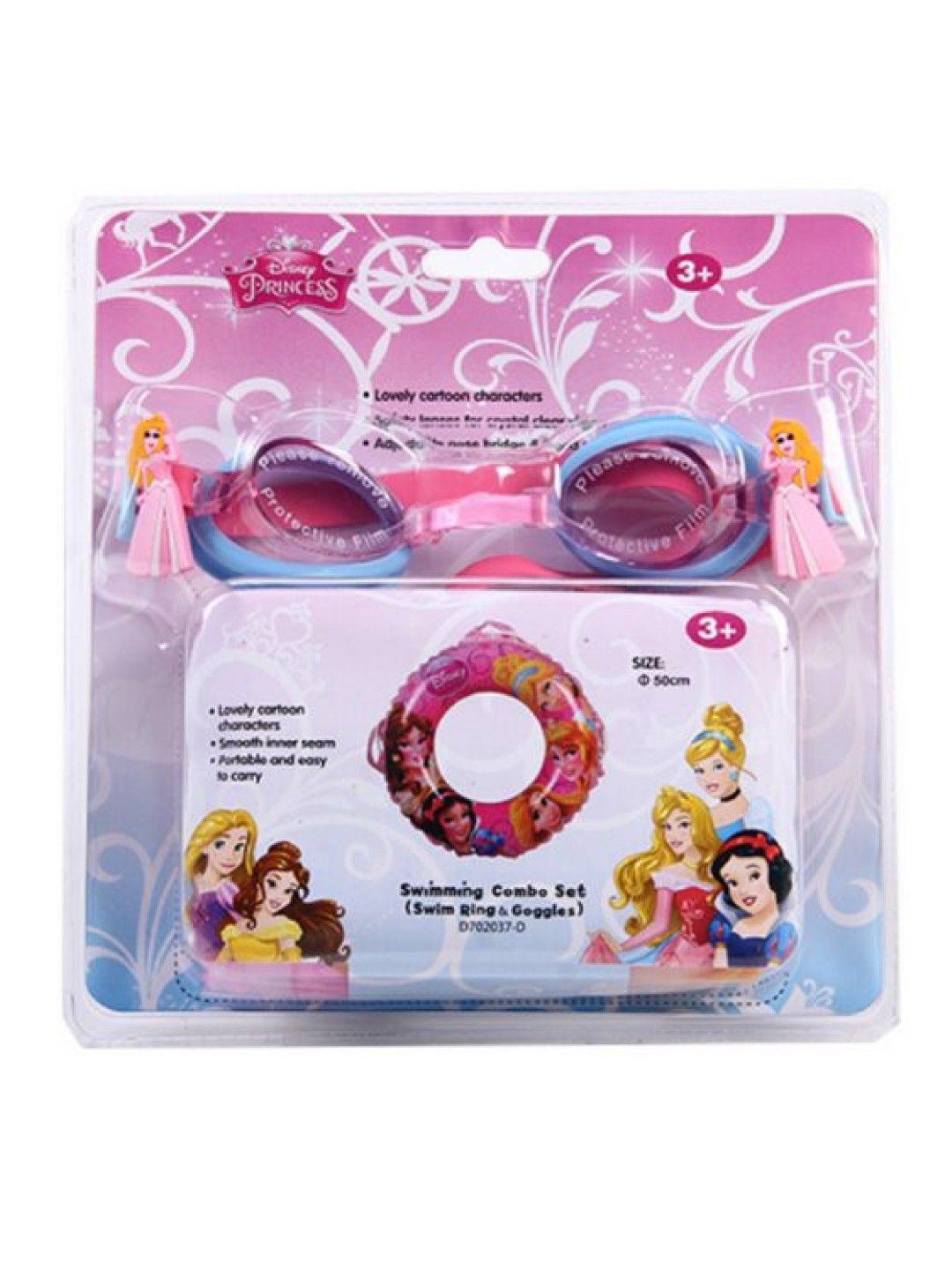 Disney Princess Swim Ring & Goggles (Multicolor- Image 1)