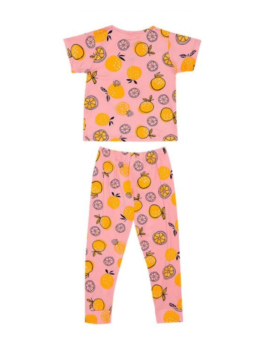 bean fashion Printed Fruits Shortsleeves Pajama Set (Pink- Image 3)