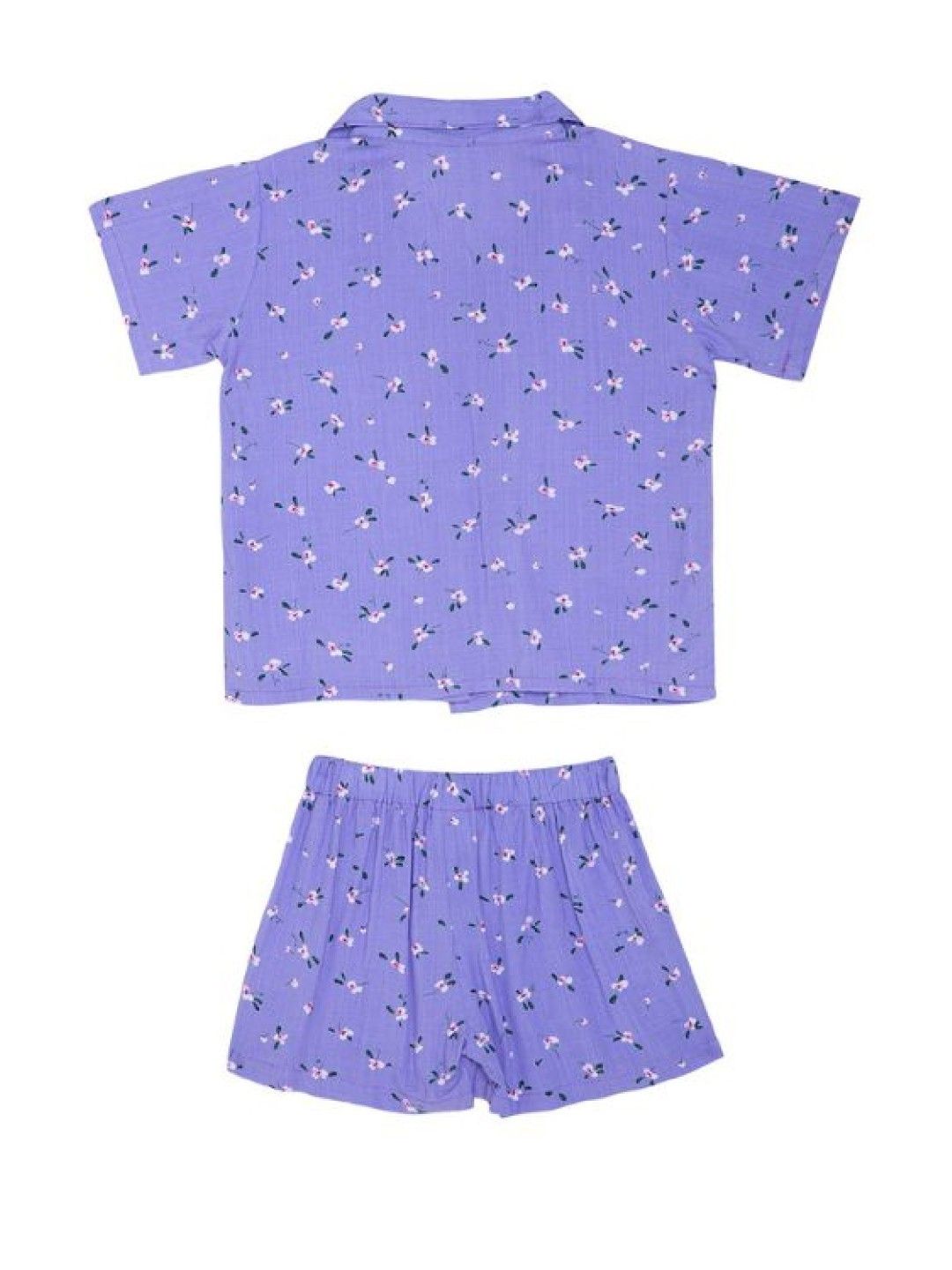 bean fashion 2-Piece Floral Top and Bottom Set (Lilac- Image 3)