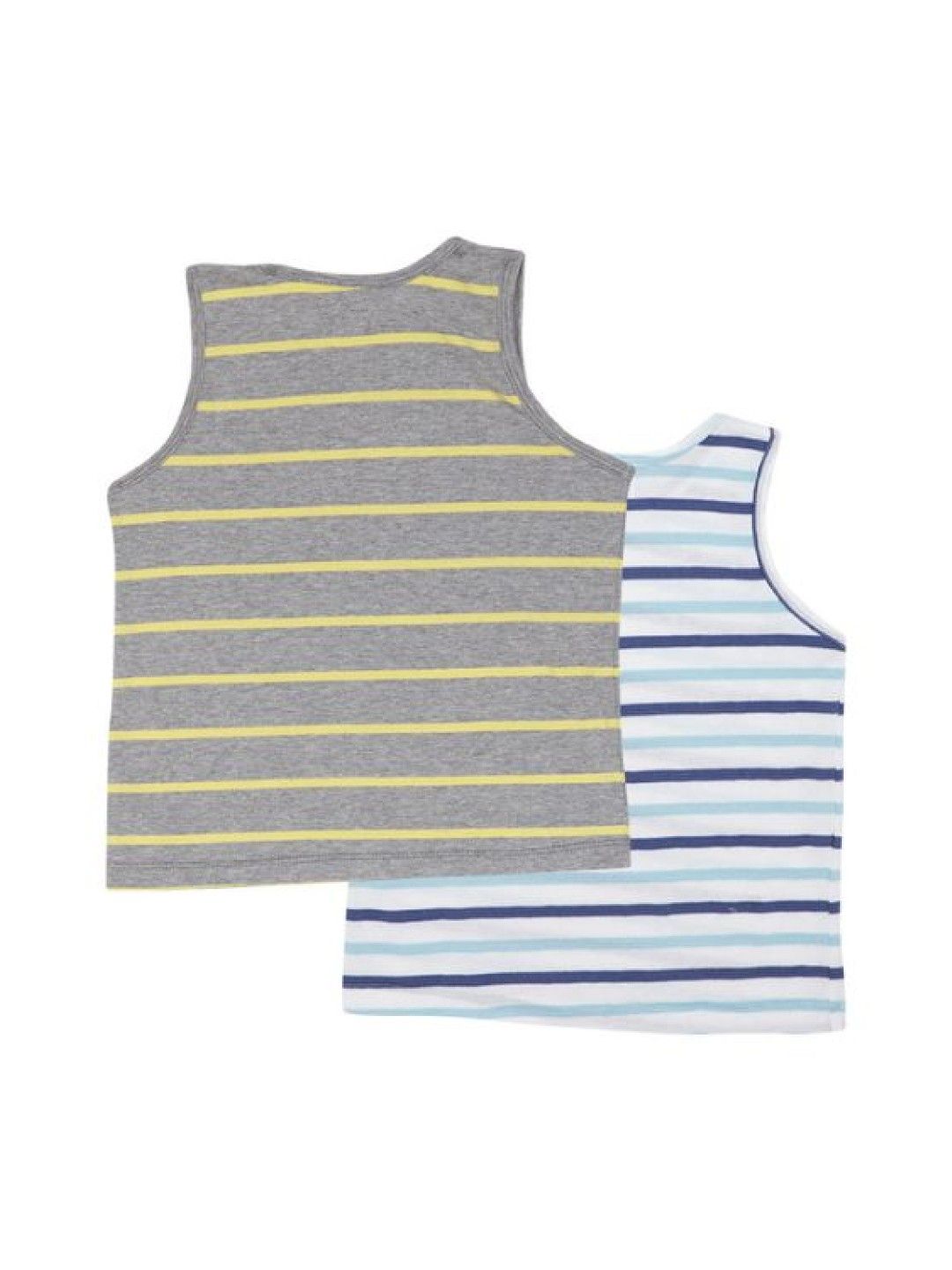 Seams 195 2-Piece Light Colored Stripes Sleeveless Top (Multicolor- Image 2)