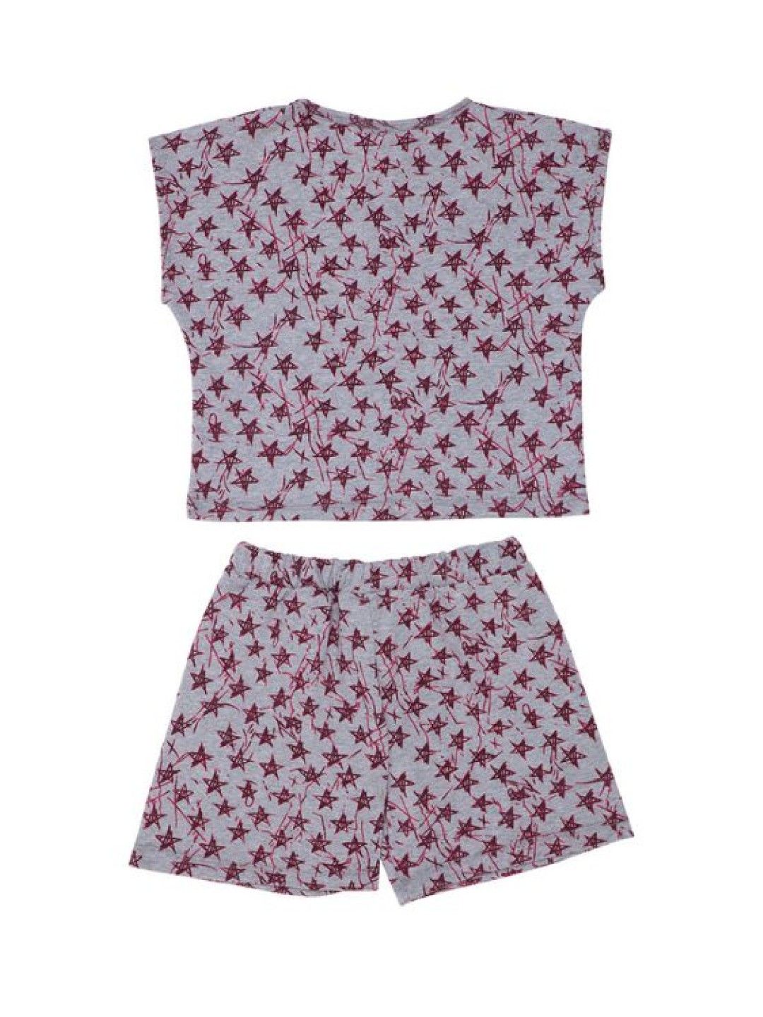 Seams 195 2-Piece Printed Stars Top and Bottom Set (Red- Image 2)