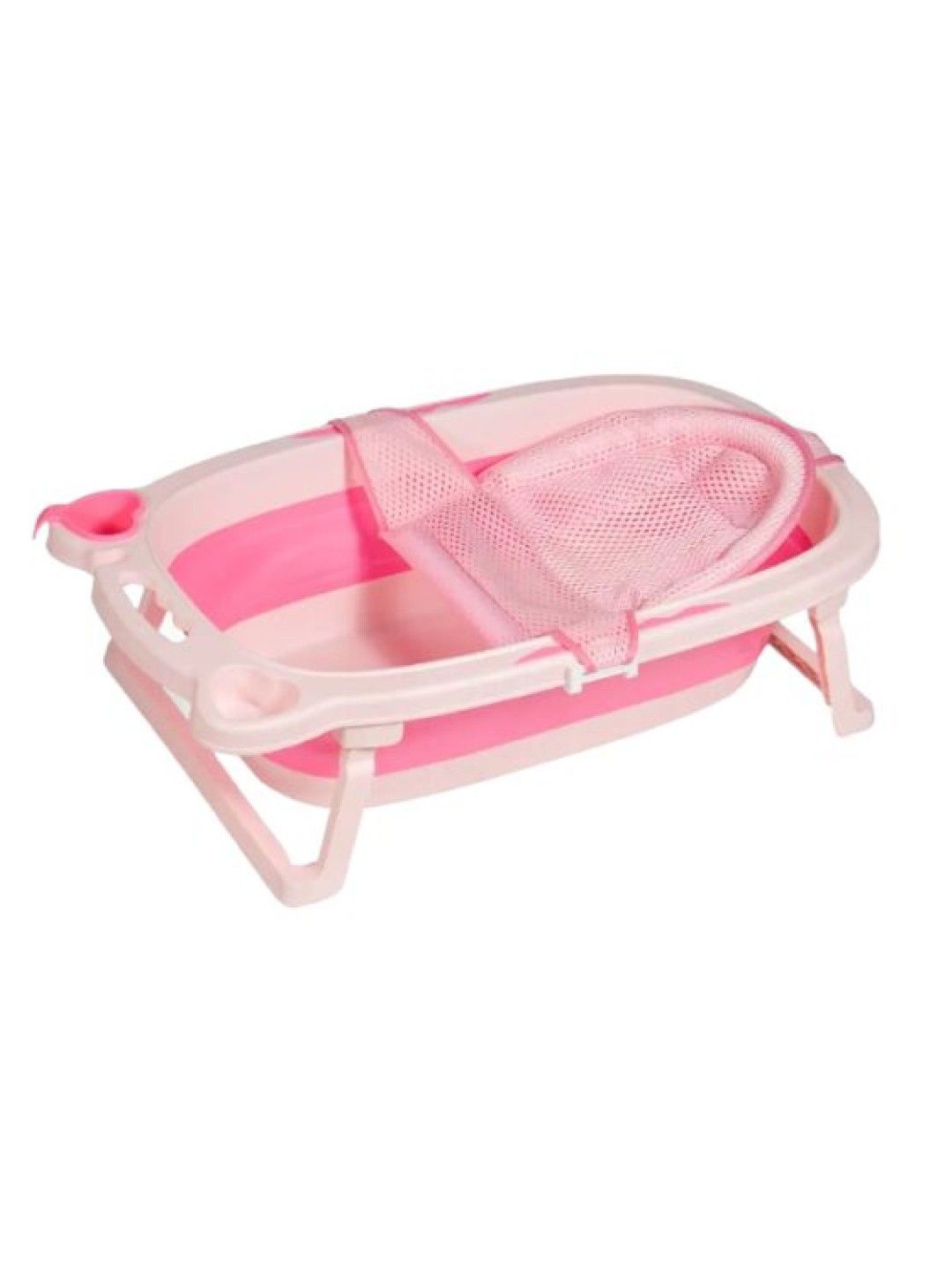 Juju Nursery Collapsible Baby to Toddler Bath Tub Set (Pink) (Pink- Image 2)