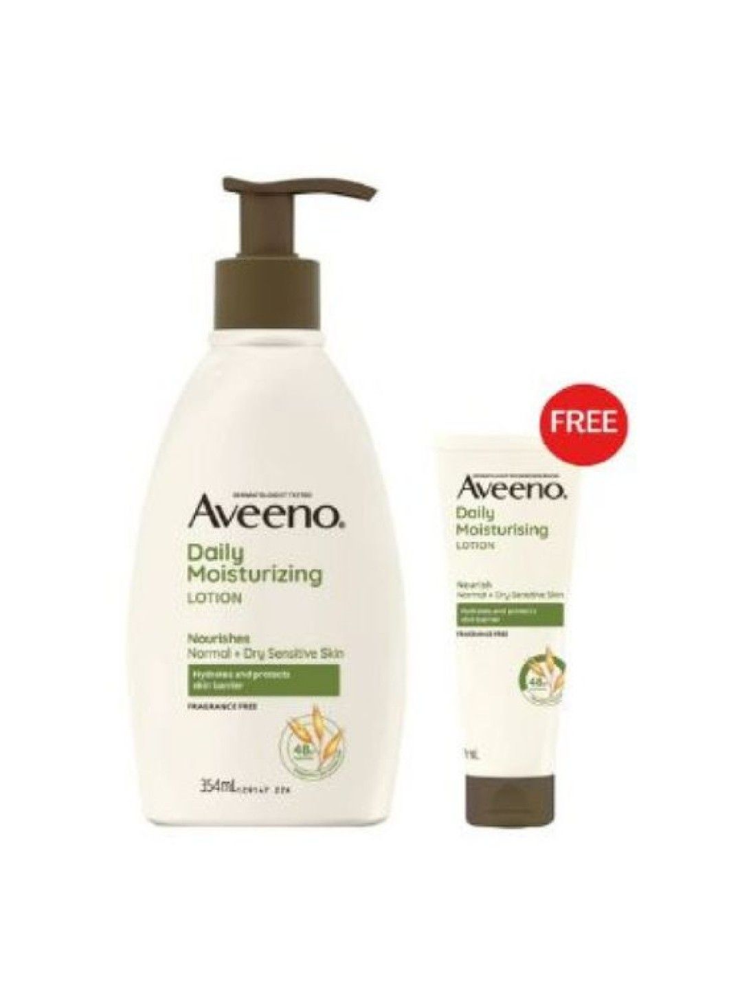 Aveeno Daily Moisturizing Lotion (354ml) + FREE 71ml (No Color- Image 1)