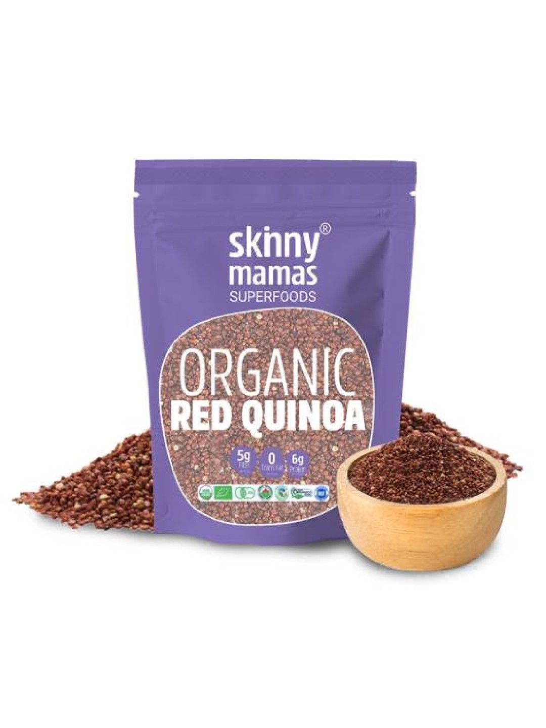 Skinny Mamas Organic Red Quinoa (500g) (No Color- Image 2)